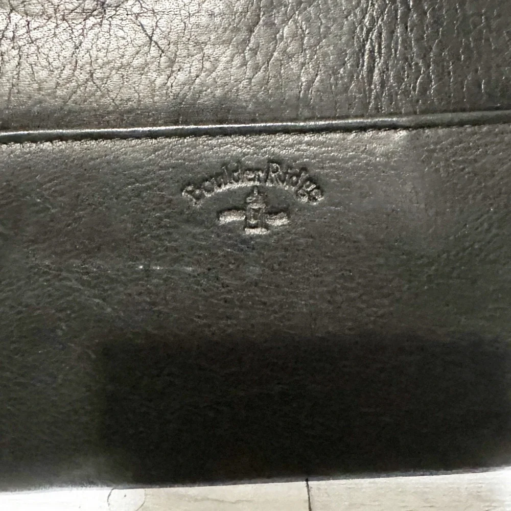 Boulder Ridge leather traveling credit card case.NWT